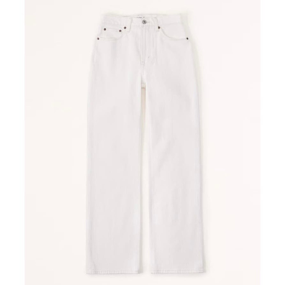 ABERCROMBIE & FITCH '90s Relaxed Jean High Rise Curve Love size 4 L